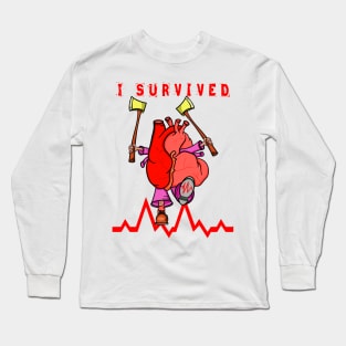 Heart Attack Survivor Long Sleeve T-Shirt